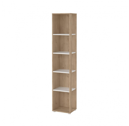 Regál Sigal 590, Jackson hickory/Biela Regál Sigal 590, Jackson hickory/Biela