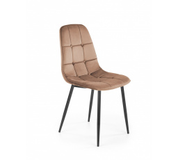 Jedálenská stolička K417, béžový zamat