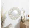 Zrkadlo Macrame 55cm béžové
