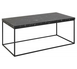 Stôl Barossa 110x55cm čierny mramor