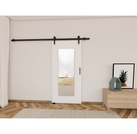 Posuvné dvere LOFT I90, biela/čierna Posuvné dvere LOFT I90, biela/čierna