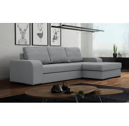 Rohová sedacia súprava Frogo P sv.sivá