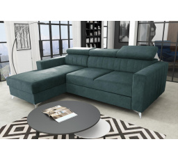 Rohová sedacia súprava Mildred L modro/sivá