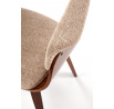 Jedálenská stolička K545, Béžová/Orech