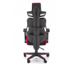 Kancelárske kreslo NITRO 2, červená/čierna