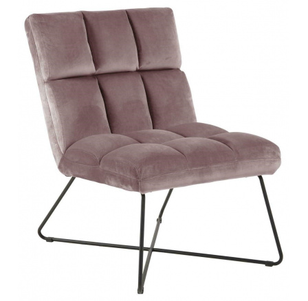 Kreslo Alba VIC dusty rose 18