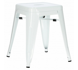 Stolička Paris biela inšpirovaná Tolix