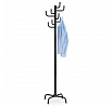 Regál, kovová konštrukcia, čierny lesklý lak, výška 182 cm, nosnosť 10 kg