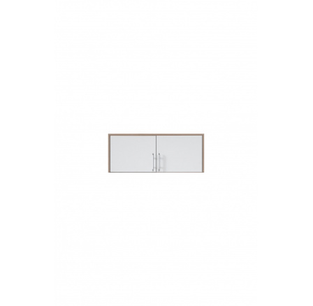 Nadstavec na skriňu SMART SRN3, dub sonoma + biely lux