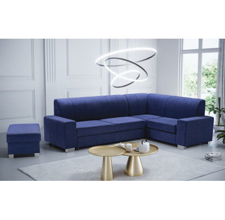 Rohová sedacia súprava MECENAS s taburetom, Astone 29, Pravá