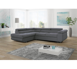 Rohová sedacia súprava Dolly L sivá