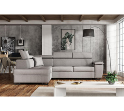 Rohová sedacia súprava Wiliam L sivá