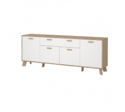 Komoda Iker 714, jackson hickory/biela