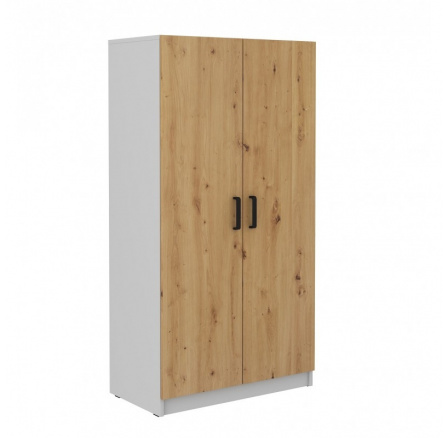 Šatní skriňa MATYLDA 108, Dub artisan/svetlo šedá