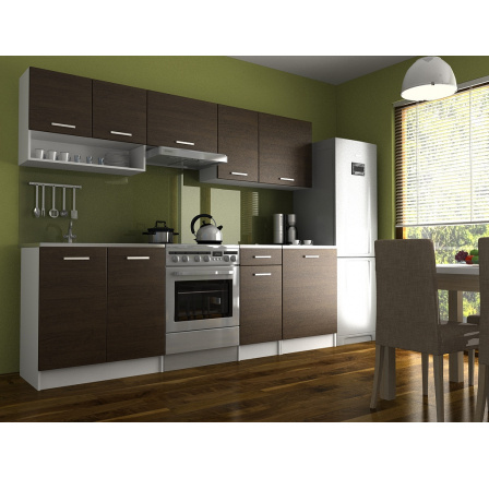 Kuchynská linka Luigi II 240/180 wenge