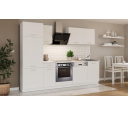 Kuchynská linka Todor 270 biela + PD 210 biela