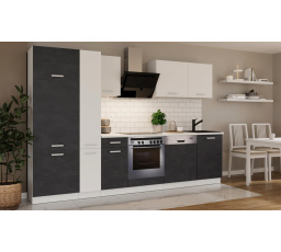 Kuchynská linka Todor 300 matera/biela + PD 210 biela