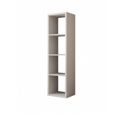 Regál Cleo II Biela+Biela