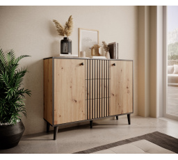 Komoda FADI Artisan+Čierny