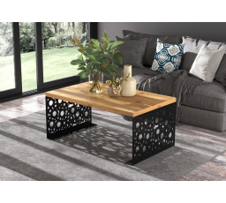 Konferenčný stolík RINA 100x60 Čierny+Artisan