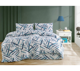 Predĺžené flanelové obliečky 140x220, 70x90 Orlex blue