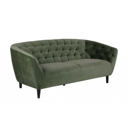 Pohovka 3-miestna Ria Velvet lesná zelená