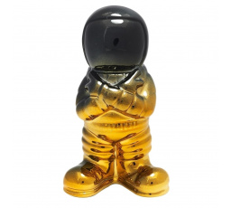 Dekoratívna figúrka Astronaut čierny