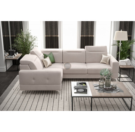 Rohová sedacia súprava MALIBU 250X180 cm - ľavá, béžová