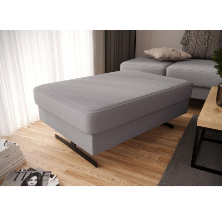 Taburet EMPORIO 100x70 cm - sivá