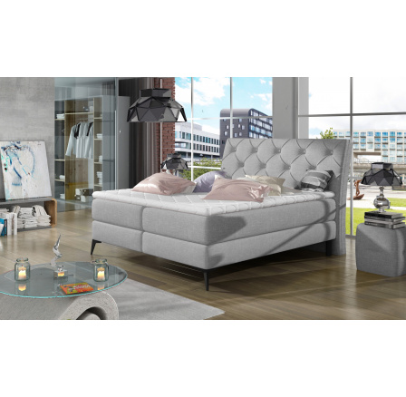 Posteľ - boxspring LEOŠ - Sawana 21