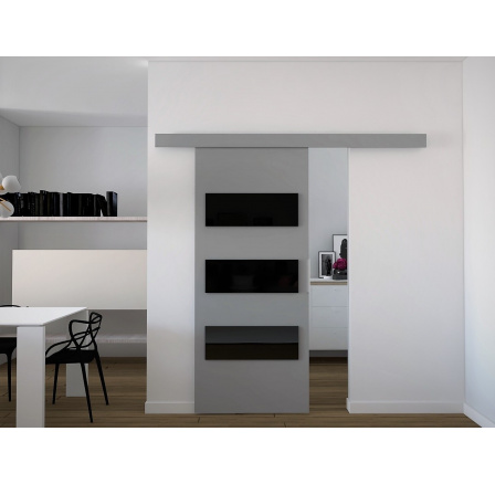 Posuvné dvere STANDART E70, sivé