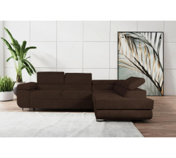 Pohovka Dolly P tmavohnedá