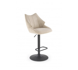 Barová stolička H122, béžová/čierna