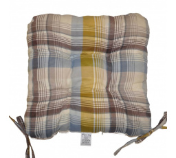 Sedák UNI motív UNIKO žltá kocka