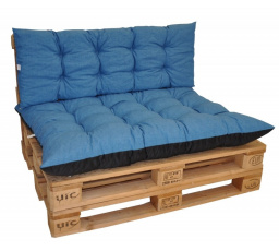 Polstre na paletový nábytok sada Basic - látka tyrkysový melír