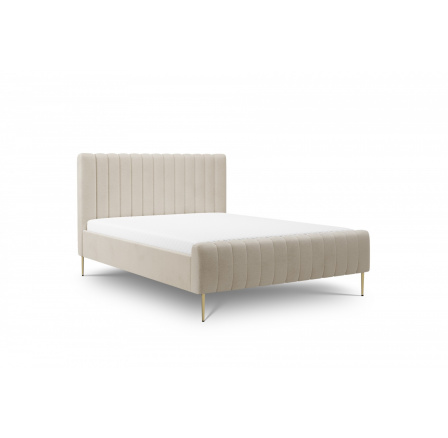 Posteľ do spálne Nicole 160x200, Perfect Harmony 07/zlaté nohy