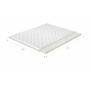 Vrchný matrac - Topper T30 200x200 cm, Hypoalergénny poťah Microfibre