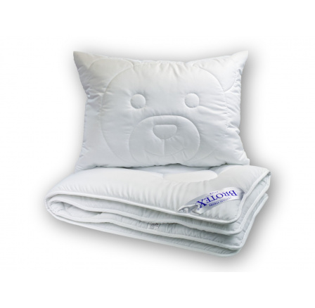 Celoročný detský set Medvedík - perinka a vankúšik do postieľky