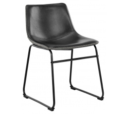 Stolička Oregon čierna PU