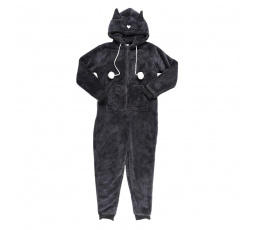 Kombinéza Onesie Mačka veľkosť S sivá