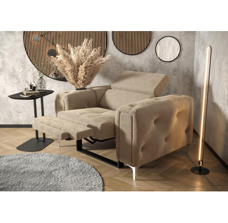 Kreslo ORION, relax 110 cm - béžová Kreslo ORION, relax 110 cm - béžová