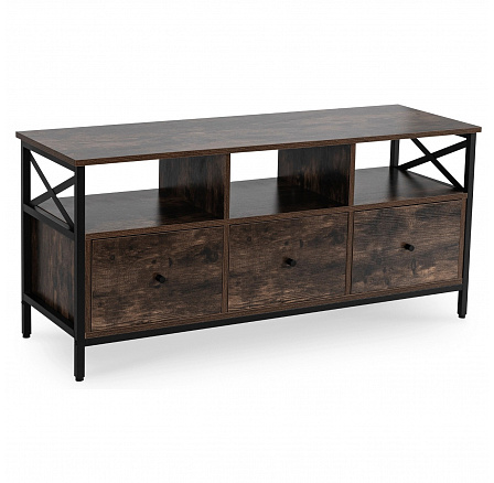 RTV skrinka ZONE 120 cm so zásuvkami Dub Rustikálny