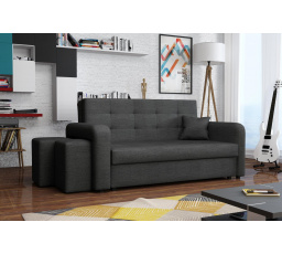 Pohovka Vivian Home III tmavo sivá