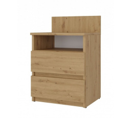 Nočný stolík Malvína M1, dub artisan