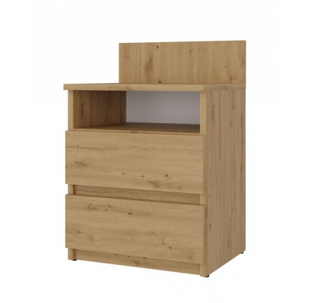 Nočný stolík Malvína M1, dub artisan