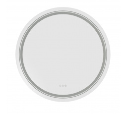 Zrkadlo s LED osvetlením DOVER 60, strieborná