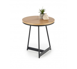 Konferenčný stôl KARIDA-S, dub/čierna