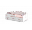 Posteľ s matracom EMKA Pink 160x80 Biela+Ružová