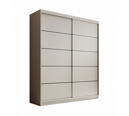 Šatní skriňa Hannah 180 Kašmír+Kašmír