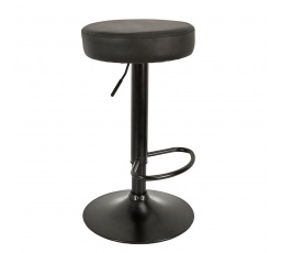 Barová stolička Mumford čierna PU